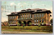 High School Huntington West Virginia WV 1908 Postcard picture