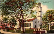 Vintage Postcard - Un-Posted Old St Johns Church Richmond Virginia VA picture