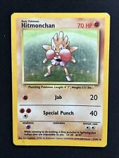 HITMONCHAN 7/102 HOLO - POKEMON BASE SET 4TH PRINT 1999 - 2000 RARE TRADING CARD picture