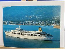 Postcard MV Canberra West Vancouver BC Canada 1972 (See Back) PC86 picture