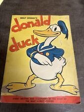 1935 Donald Duck First Book / Comic -Whitman 978 Disney High Grade White Pages picture