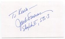 Jack Lousma Signed 3x5 Index Card Autographed Space NASA Astronaut picture