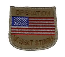 OPERATION DESERT STORM W/ USA FLAG PATCH ODS SHIELD GULF WAR VETERAN picture