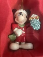 Lenox Annual 2012 Mistletoe Mickey Disney Christmas Ornament picture