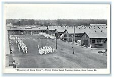 Great Lakes IL, Maneuvers At Camp Perry Naval Training Station Postcard picture