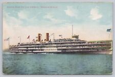 1908 S.S. Hendrick Hudson Steamer Steamship Hudson River Antique Postcard picture