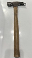 Vintage Vaughan #505M 24oz waffle face straight claw hammer picture