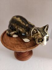 Large Vintage Andrea Sadek Figurine Cat Laying Down picture