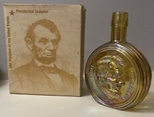 U.S. PRESIDENT ABRAHAM LINCOLN 1968 Wheaton Series Vintage Glass Decanter Bottle picture