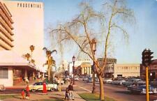 MIRACLE MILE Street Scene LOS ANGELES Wilshire Boulevard 1958 Vintage Postcard picture