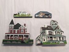 Vintage Shelia's Collectible Houses (Lot of 2 (Wisc./WA)), & Scenery, Fine Cond. picture