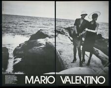 1985 Helmut Newton BIG photo Mario Valentino fashion vintage print ad picture