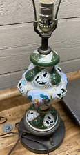 Vintage Hollywood Regency Capodimonte Lamp Twist Italy picture