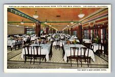 Los Angeles CA-California, Hotel Rosslyn Dinning Room , Vintage Postcard picture