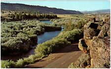 Postcard - The Pit River near Alturas, California - Route 395, Posted 1977 (Q26) picture