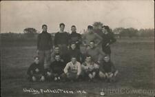RPPC Shelby Football Team 1910,MI Oceana County Michigan Real Photo Post Card picture