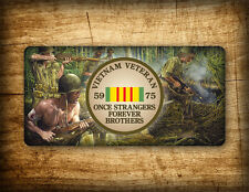 Vietnam War Veteran License Plate  