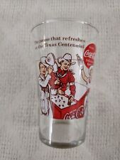RARE VTG Dallas Texas Coca-Cola Coke 1985 Cola Clan Convention Glass Cup Mug picture