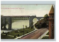 1909 Postcard Penna. R R Bridge Fairmount Park Philadelphia Pa Train Crossing picture