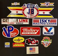 Vintage Lot Of 13 70s - 90’s Automotive Racing Auto Muscle Car Decals & Stickers picture