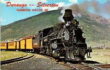 D&RG Narrow Gauge Train Durango To Silverton CO Unused Colorado Postcard 88 picture