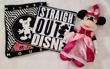 Disney Family Lot (2 Adult Shirts-Mickey Large, Minnie Medium) & Minnie Doll picture