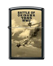 Zippo 82264 WW2 Battle of Okinawa 1945 world war two wwii plane zero Lighter picture