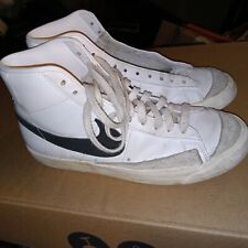 Nike Blazer Vintage Style White Black Mens Retro Shoes Size 10.5 picture