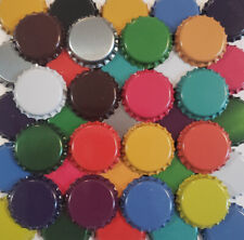 100 Colored Beer Bottle Caps for Brewing Homebrew Blue Red Pink Orange Yellow picture