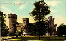 Vtg 1908 Gymnasium & Armory Ohio State University Columbus OH Linen Postcard picture