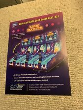original 11-8 1/4” Lane Master Unis video bowling   arcade game FLYER AD picture