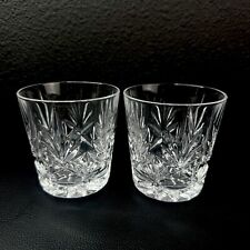 2 Vtg Princess House Highlights Royal Highlights Old Fashioned Glass Set of 2 picture