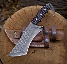 AB CUTLERY CUSTOM HANDMADE 12C STEEL HUNTING KNIFE HANDLE MADE BY SHEET picture