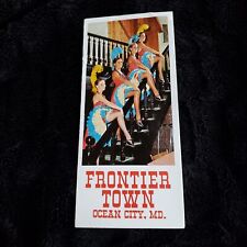 Vintage Frontier Town Ocean City Maryland Brochure picture