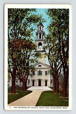Universalist Church Built 1806 Gloucester MA Massachusetts WB Postcard PM Cancel picture