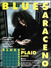 Blues Saraceno 1992 The Plaid Album advertisement 8 x 11 ad print 2B picture