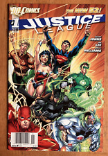 Justice League #1 (2011) VF, 1ST PRINTING, KEY COMIC NEW 52 picture