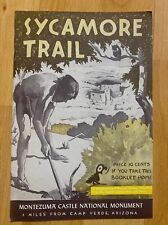 Sycamore Trail Montezuma Castle National Monument Trail Guide Brochure 1955 picture