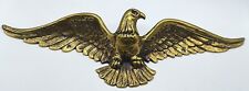 Vintage Solid Brass Eagle American Wall Hanging Decor 19.5” Shiny picture