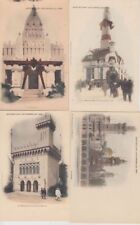 EXPO 1900 Paris France 12 Vintage Postcards with Original Folder Series 3 (L5675) picture