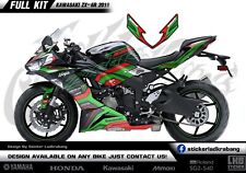 Graphics Decal Kit Wrap Compatible with KAWASAKI ZX-6R (2019 - 2021) ZX-RR picture