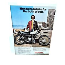 1975 Honda Motorcycle Good Things Happen Original Print Ad Vintage picture