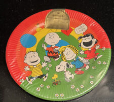Peanuts Snoopy Plates Hallmark NOS NIP 7