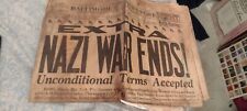 World War 2 Newspapers ALL GREAT HEADLINES Authentic and Original picture