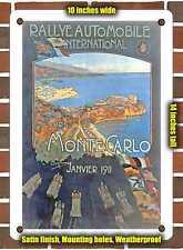 METAL SIGN - 1911 International Automobile Rally Monte Carlo January 1911 picture