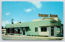 c1950s MCM Lowery's Retro Diner Hollywood Florida FL Vintage Vtg Postcard picture