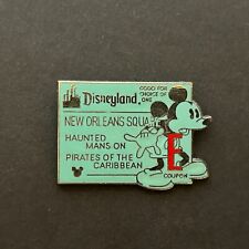 DLR - Mickey E-Ticket - New Orleans Square - Cast Lanyard Disney Pin 41953 picture