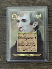 Meriwether Lewis Jumbo Handwritting Pieces Of The Past picture