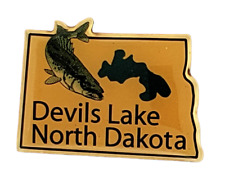 Devils Lake North Dakota Lapel Hat Pin Travel Fishing picture