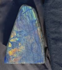 Labradorite Shimmering Peacock Polished Free Standing Huge Gem 2.78 KGs 6.13 Lbs picture